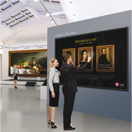 UHD Multi-touch Signage